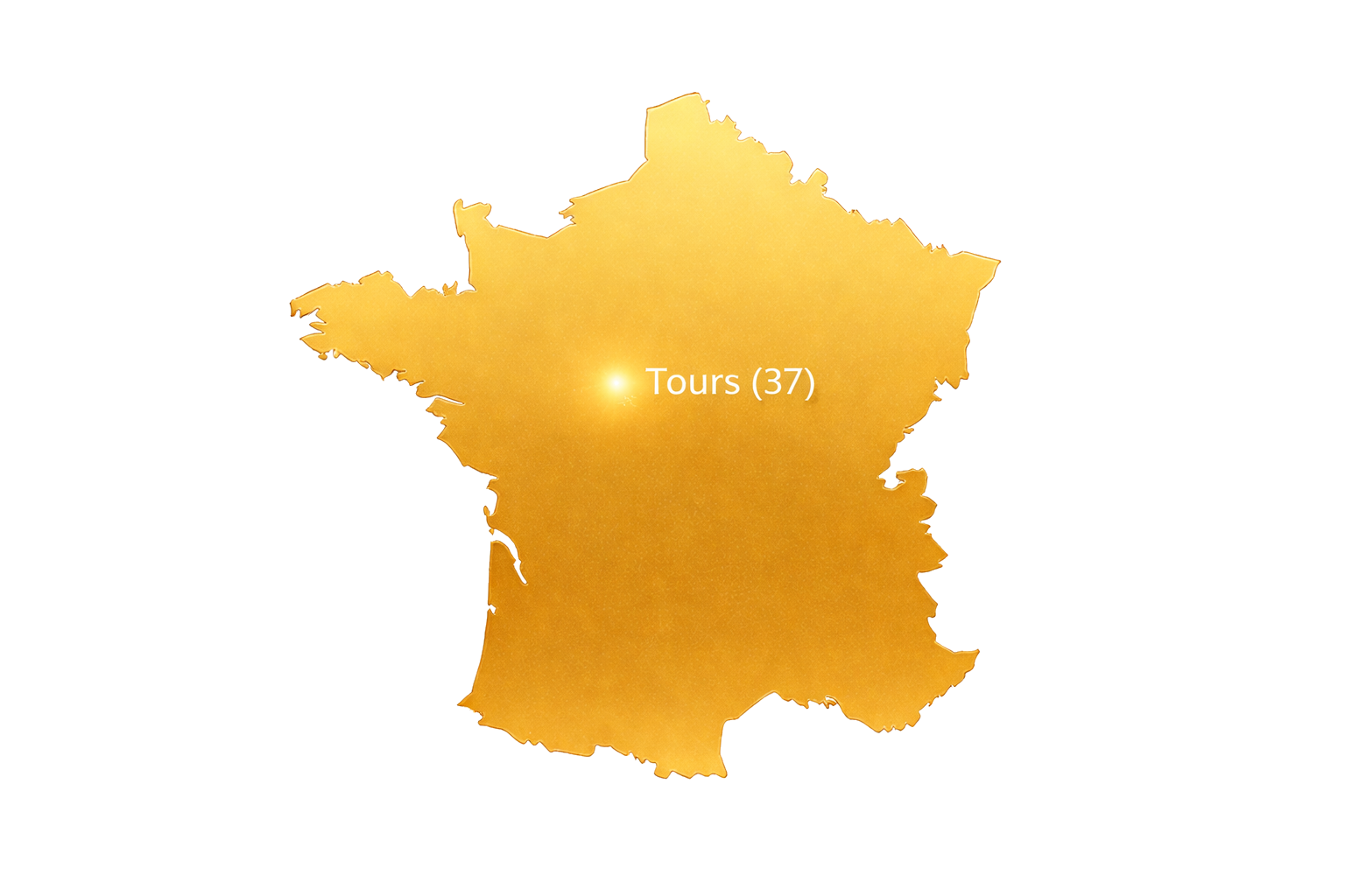 Carte de France — Basé à Tours (37)